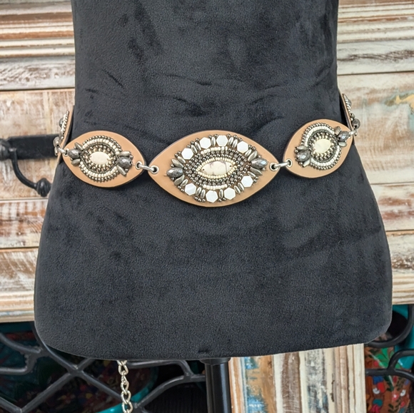 Chico's Beaded Belt, 52" - Picture 1 of 10